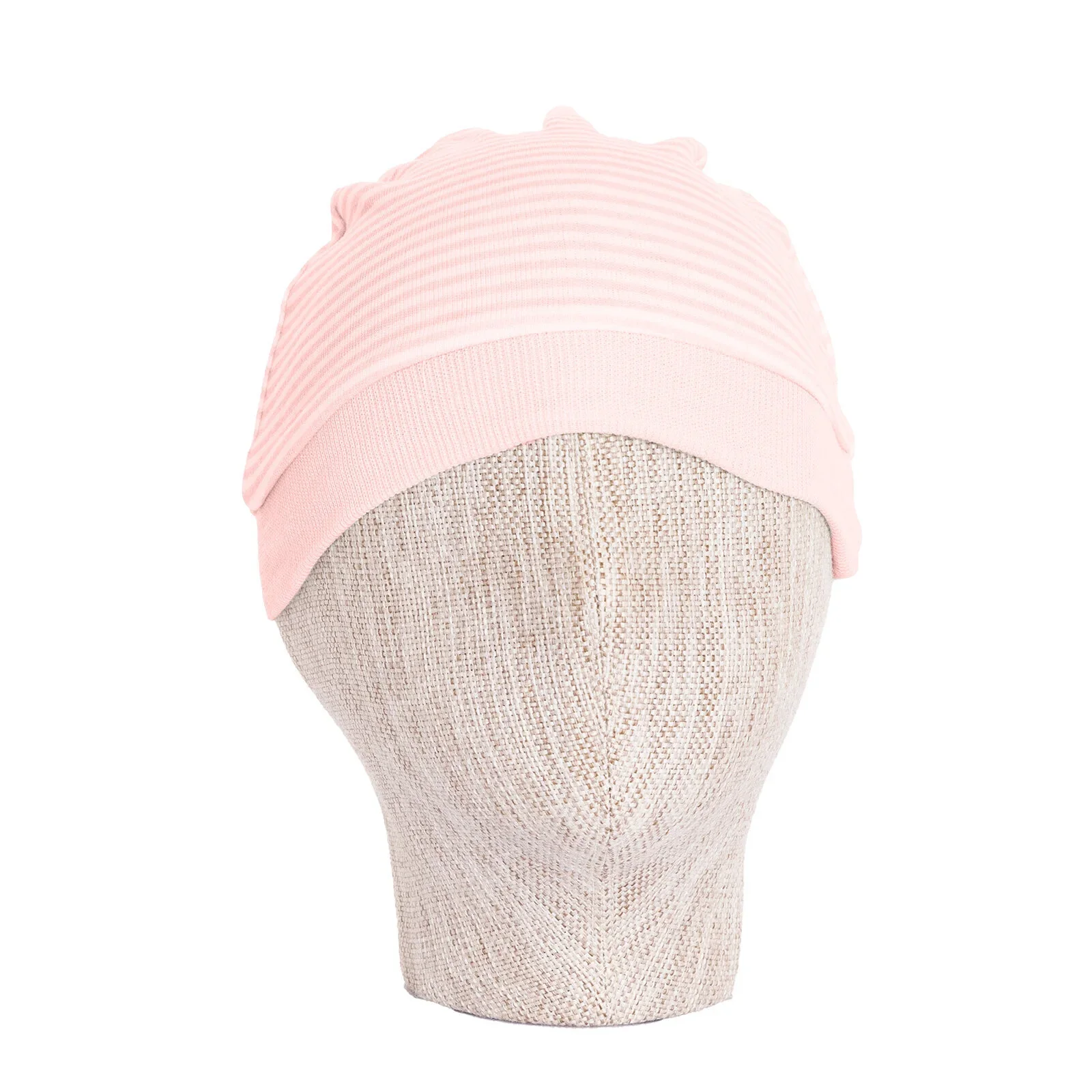 HelloBaby 100% Cotton Newborn Hat - Pink - Image 2
