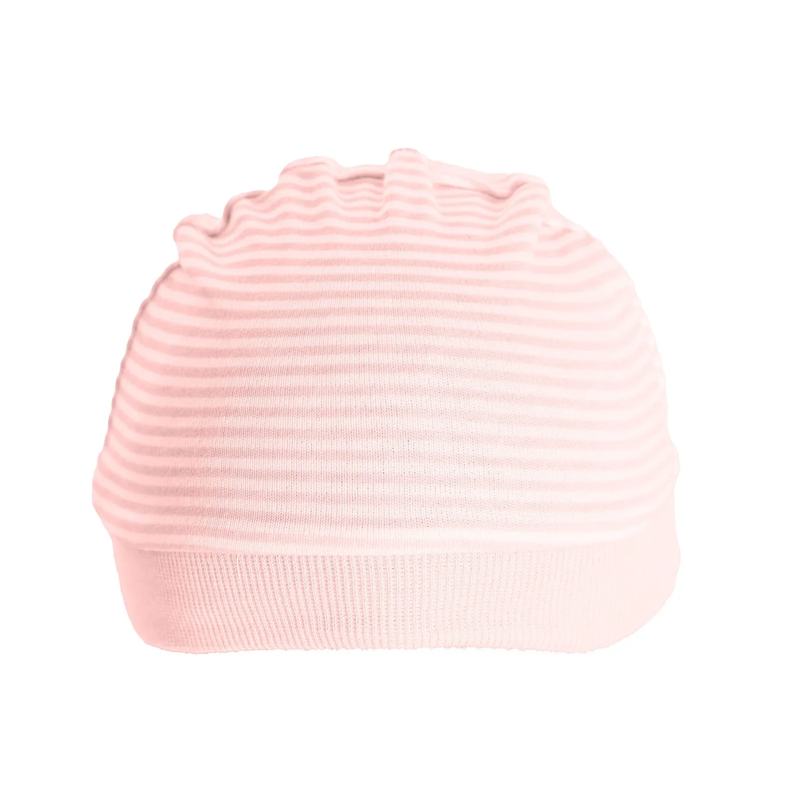 HelloBaby 100% Cotton Newborn Hat - Pink - Image 4