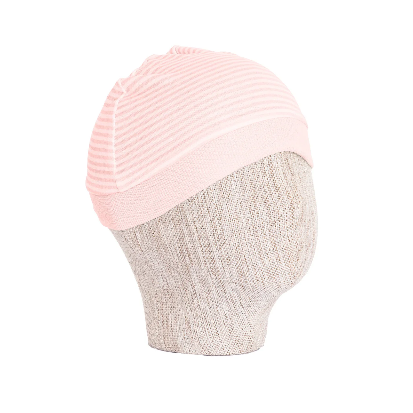 HelloBaby 100% Cotton Newborn Hat - Pink - Image 5