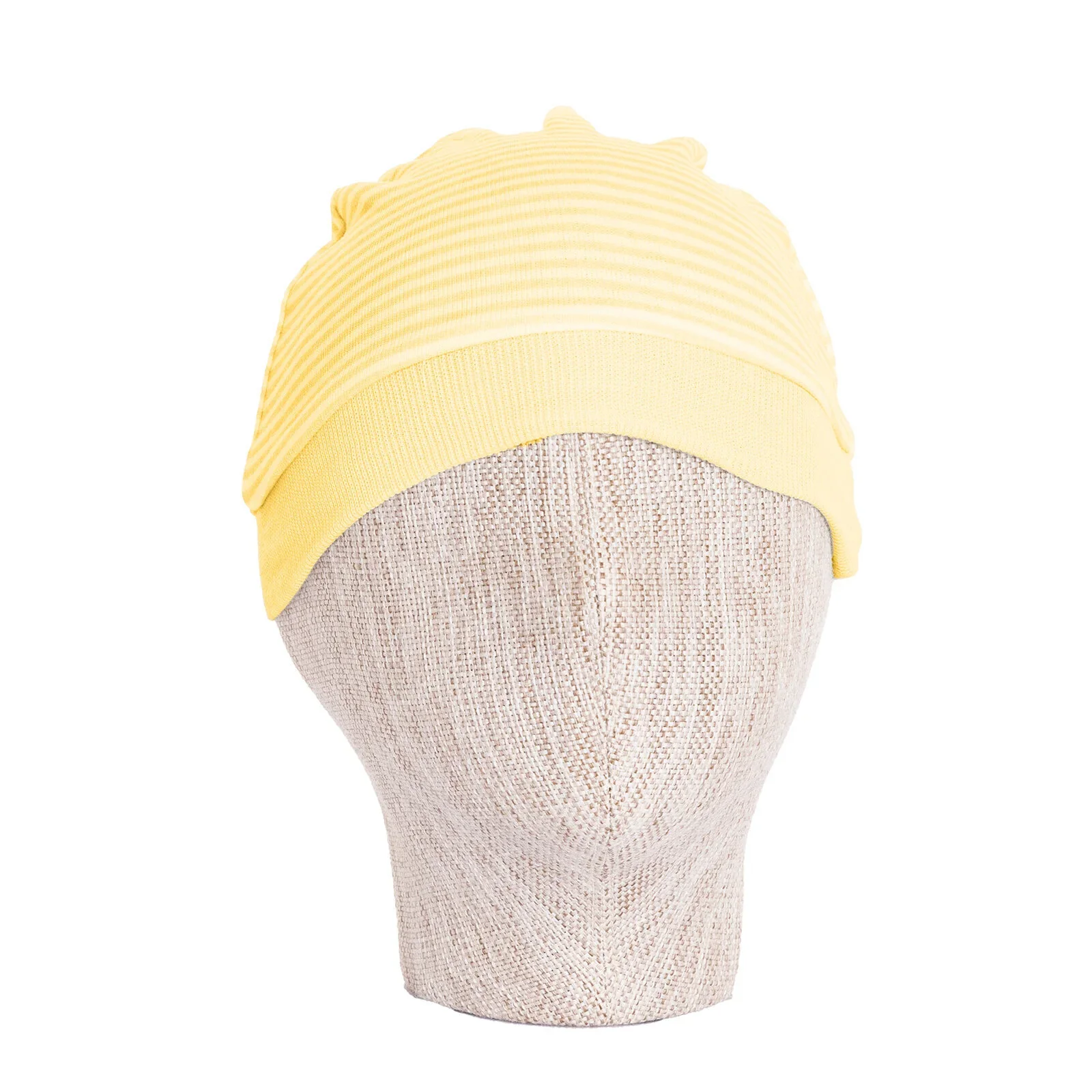 HelloBaby 100% Cotton Newborn Hat - Yellow - Image 2