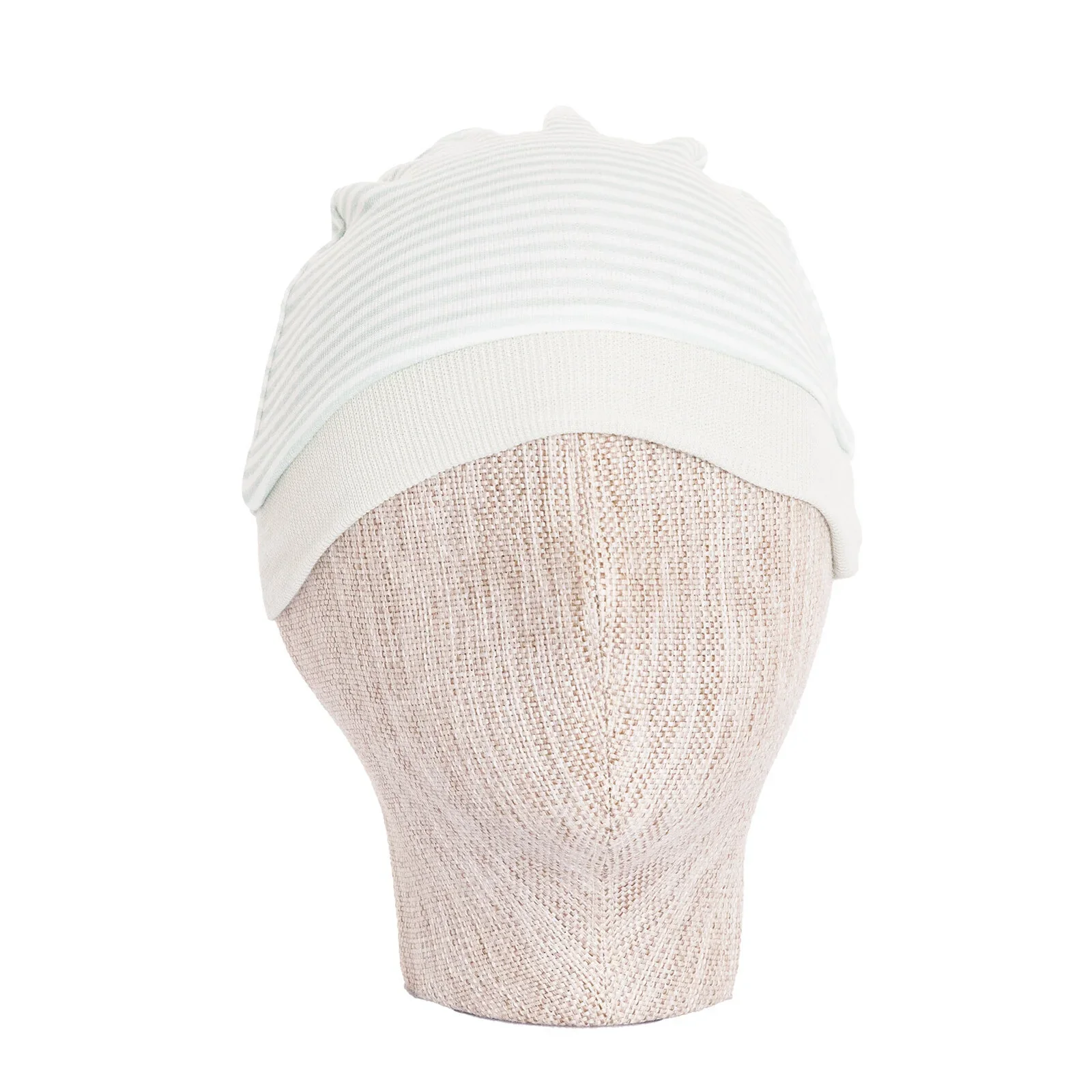 HelloBaby 100% Cotton Newborn Hat - Green - Image 2