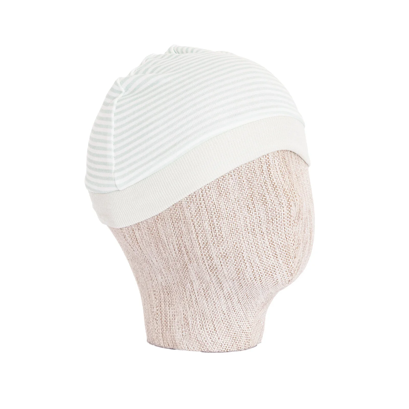 HelloBaby 100% Cotton Newborn Hat - Green - Image 4