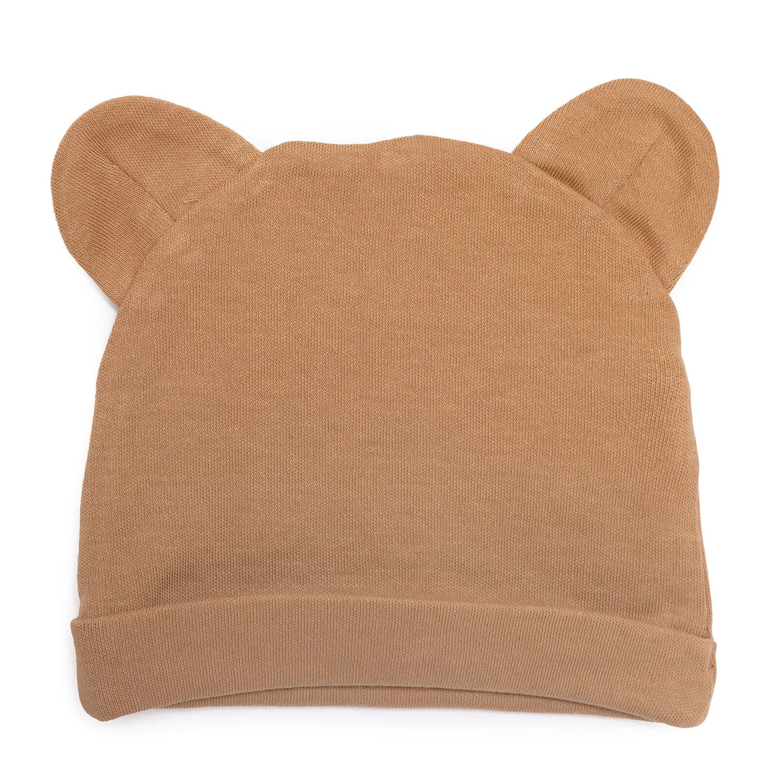 HelloBaby 100% Cotton Newborn Hat - Brown - Image 2