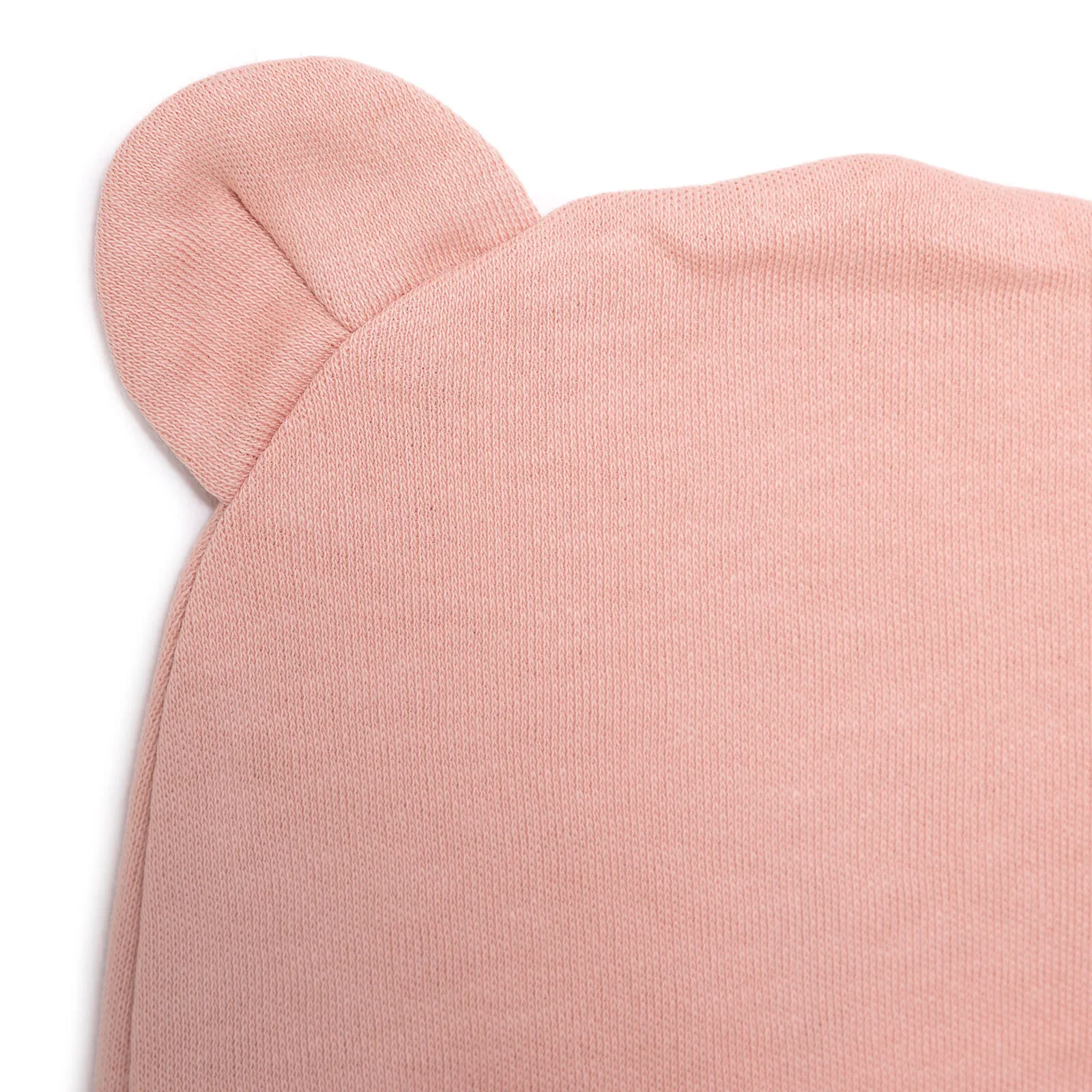 HelloBaby 100% Cotton Newborn Hat - Soft Pink - Image 4