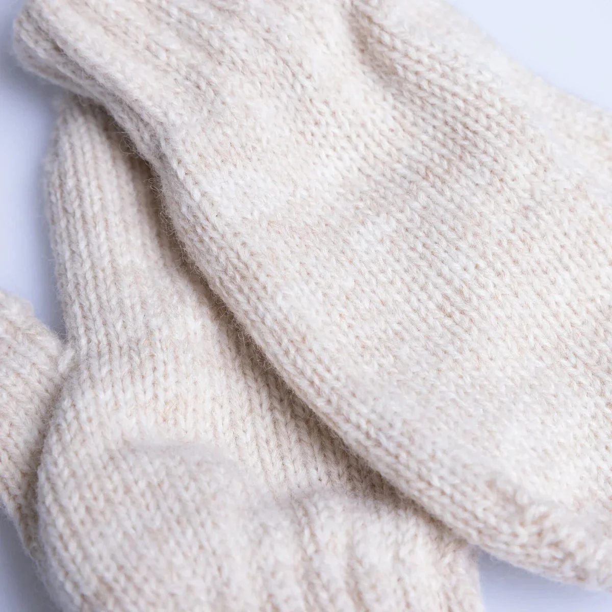 HelloBaby Unisex Mitten - Ecru - Image 5