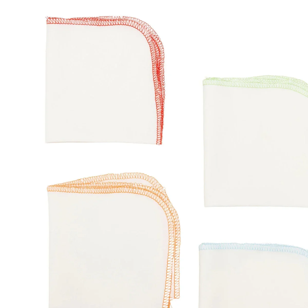 HelloBaby Unisex 100% Cotton Burp Cloth - Ecru - Image 3