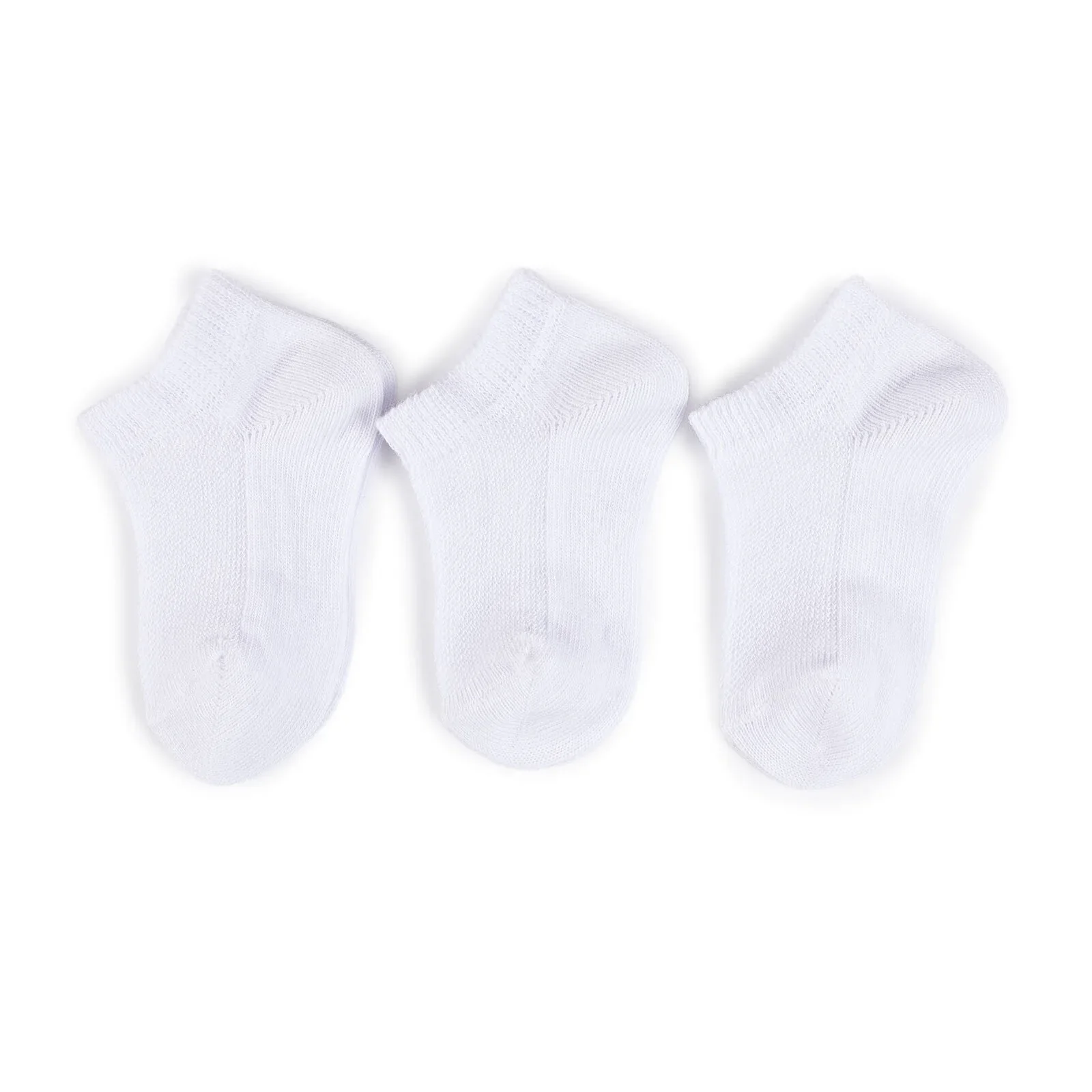 HelloBaby Unisex Socks 3 pcs - White - Image 5
