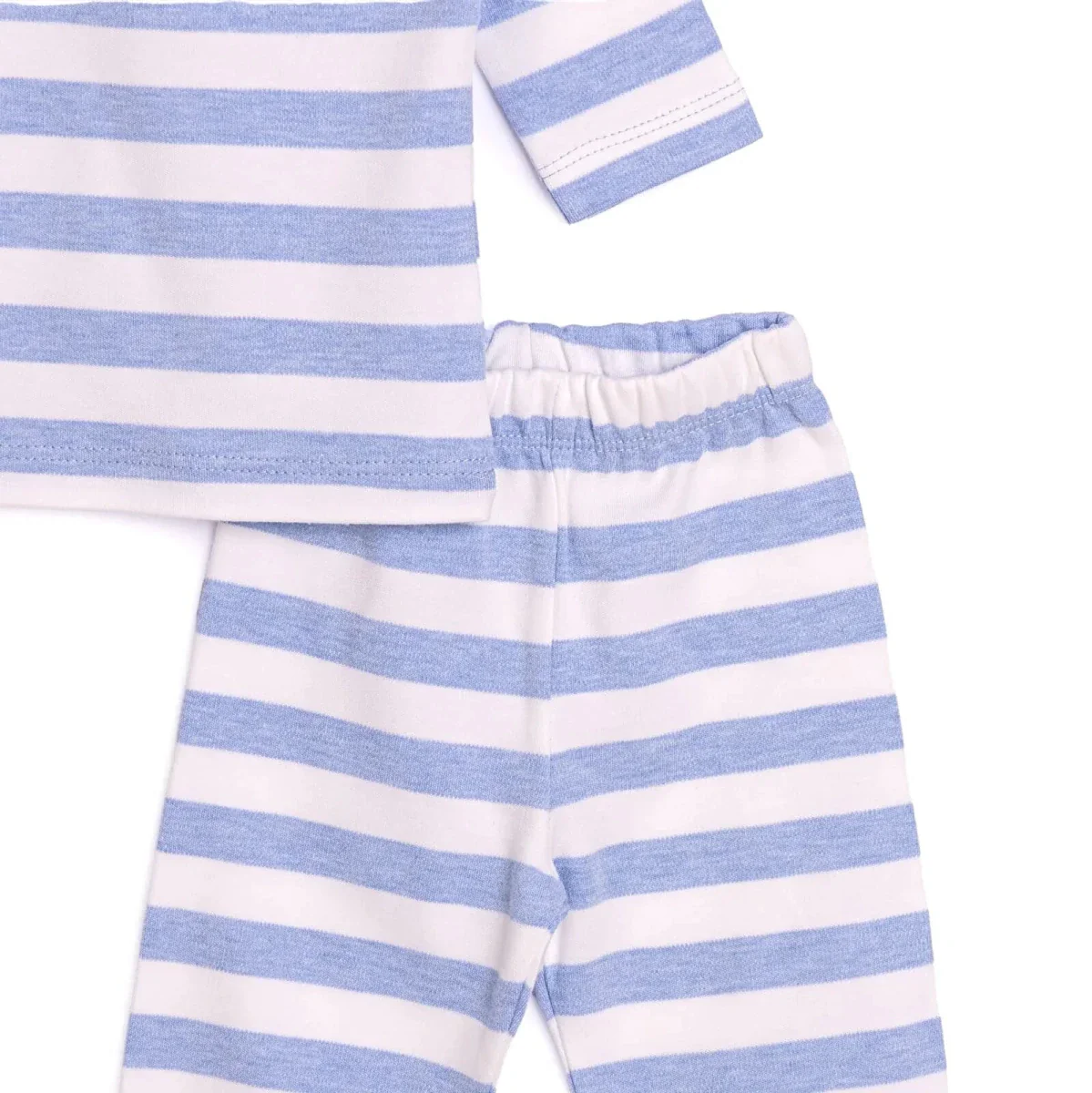 HelloBaby Unisex Sweatshirt-Footless Bottom - Blue - Image 4