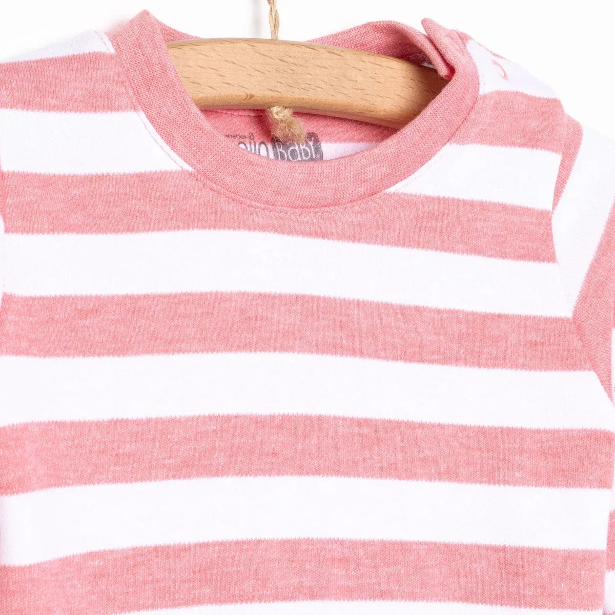HelloBaby Unisex Sweatshirt-Footless Bottom - Pink - Image 3