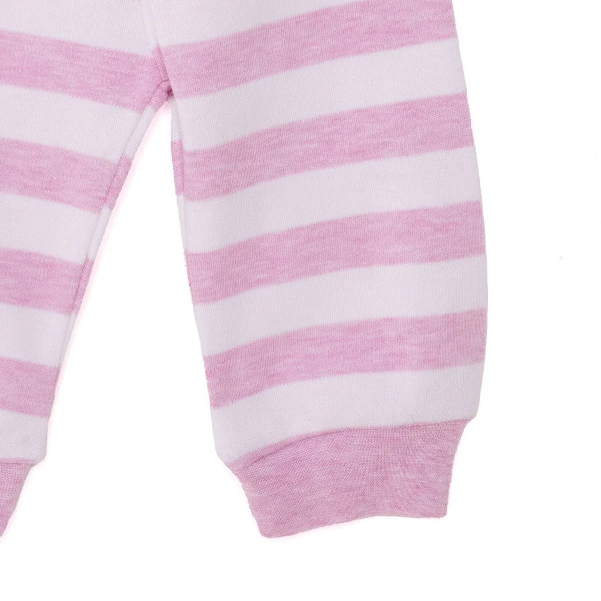 HelloBaby Unisex Sweatshirt-Footless Bottom - Light Pink - Image 4