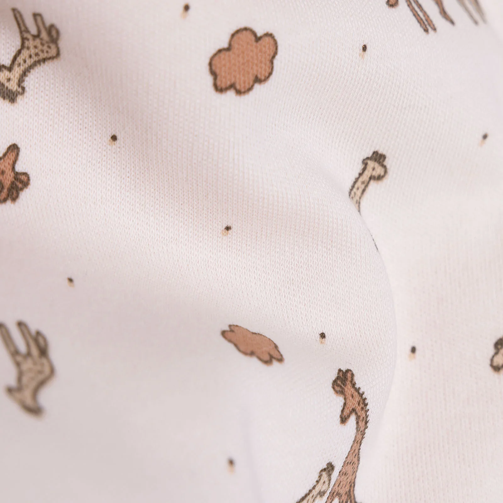 HelloBaby Unisex Wrapover Top-Footed Bottom - Beige - Image 6