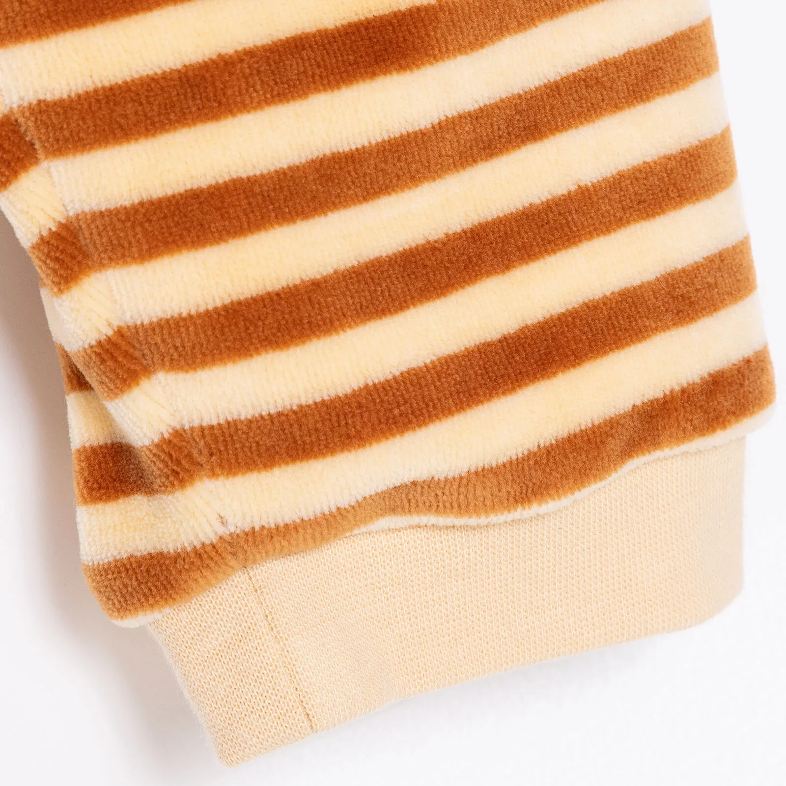 HelloBaby Velvet Pyjama Set - Light Brown - Image 6