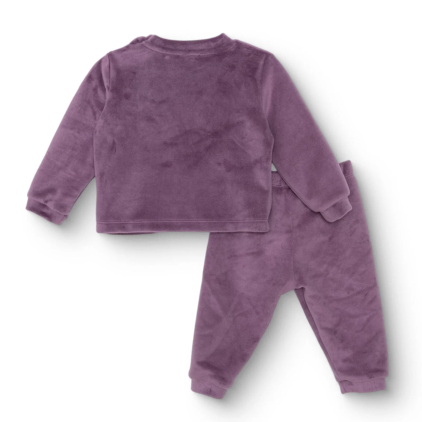 HelloBaby Velvet Pyjamas - Purple - Image 2