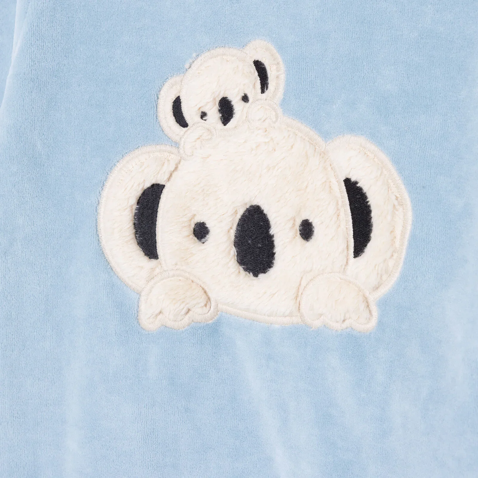 HelloBaby Velvet Pyjamas Set - Blue - Image 4