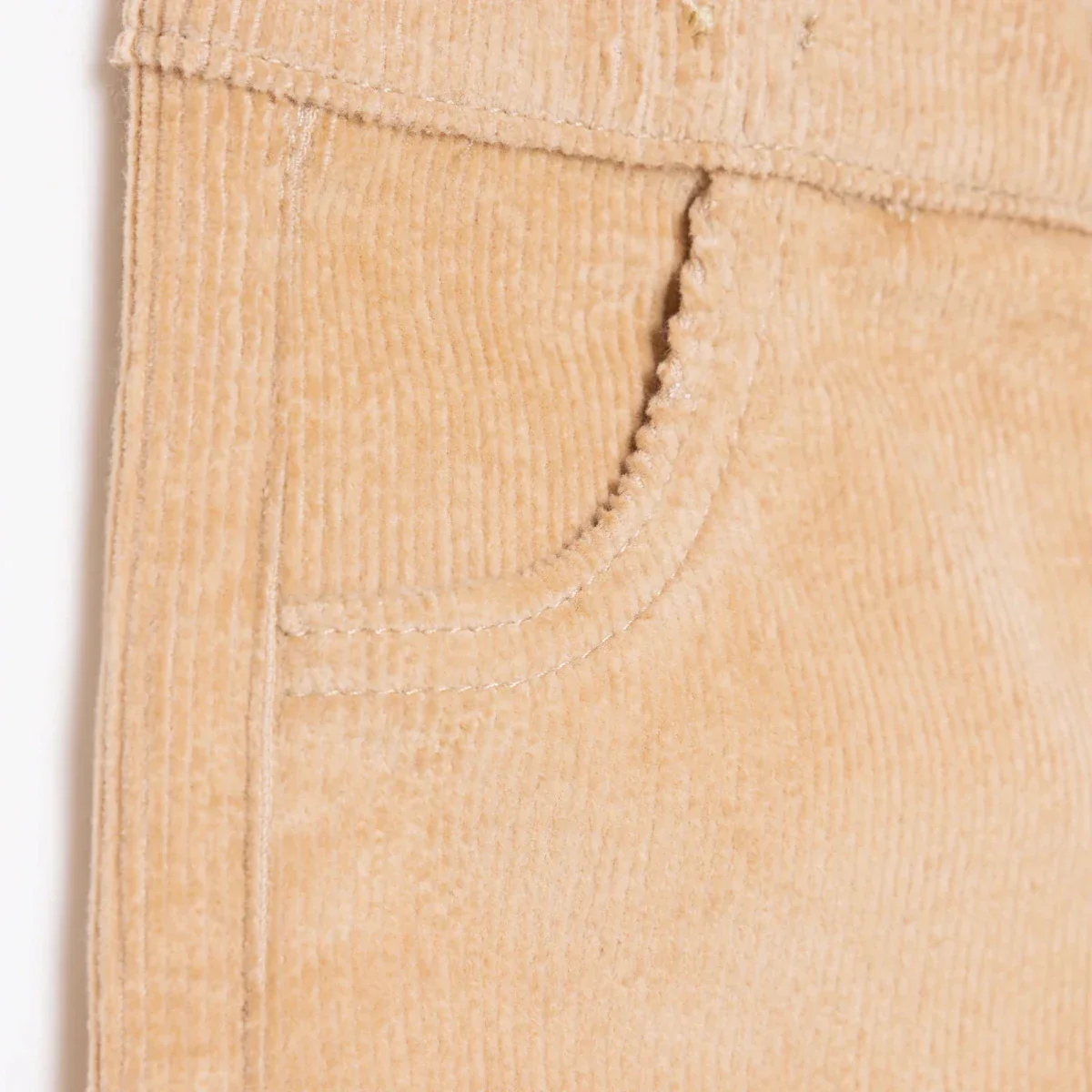 HelloBaby Velvet Trousers - Light Brown - Image 6