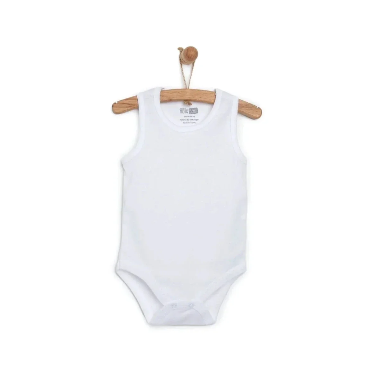 HelloBaby Unisex Sleeveless Bodysuit 5 pcs - Image 2