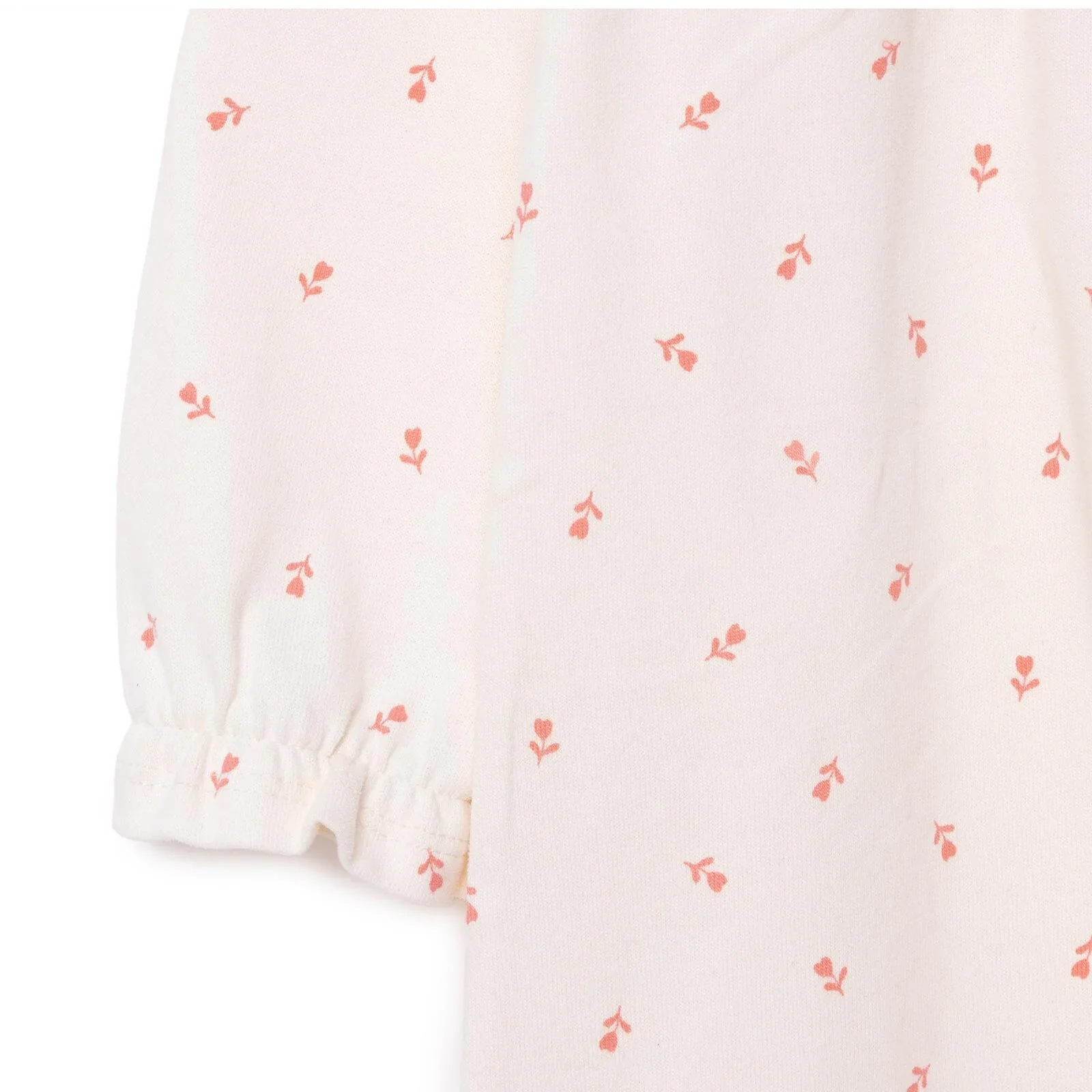 HelloBaby Winter Cherry Dress - Ecru Printed - Image 4