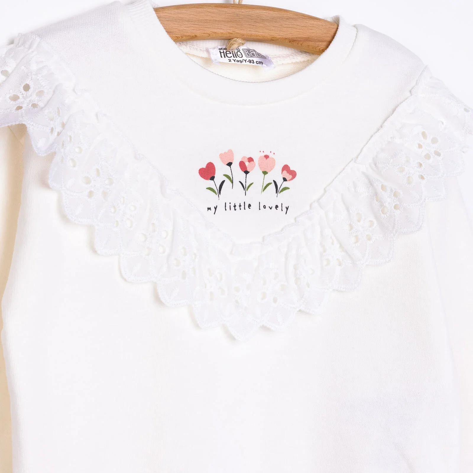 HelloBaby Winter Fairytale Leggings Set - Ecru - Image 3