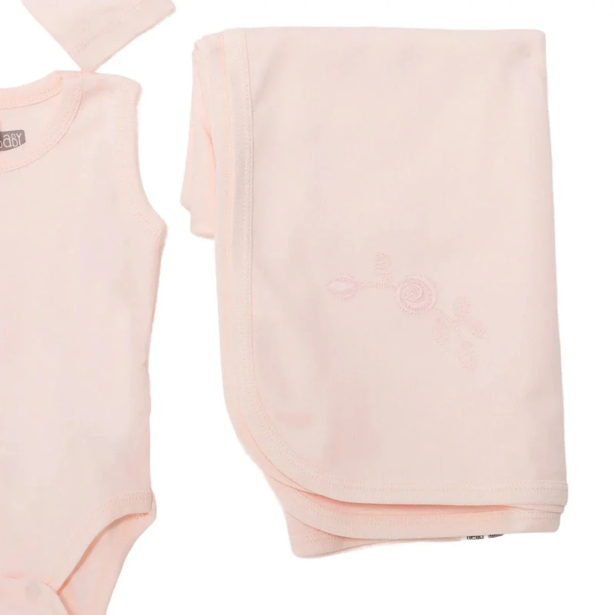 HelloBaby Newborn 10 pcs Starter Set - Pink - Image 6