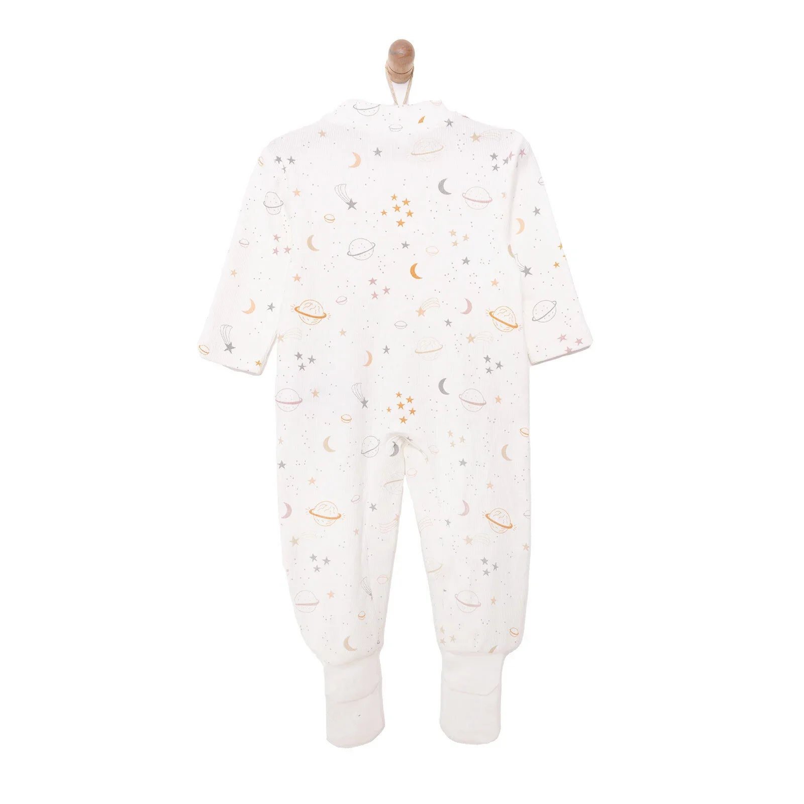 HelloBaby Newborn Boy Jumpsuit - Beige - Image 2