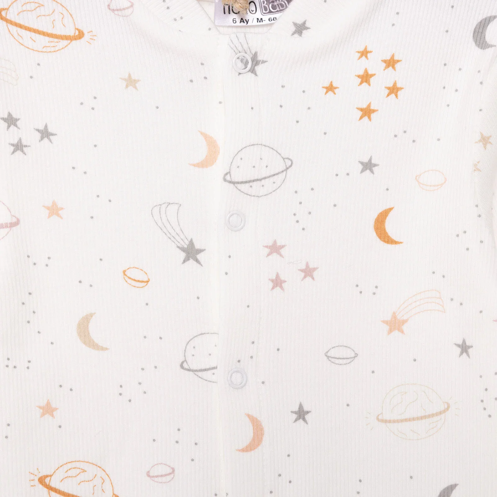 HelloBaby Newborn Boy Jumpsuit - Beige - Image 5