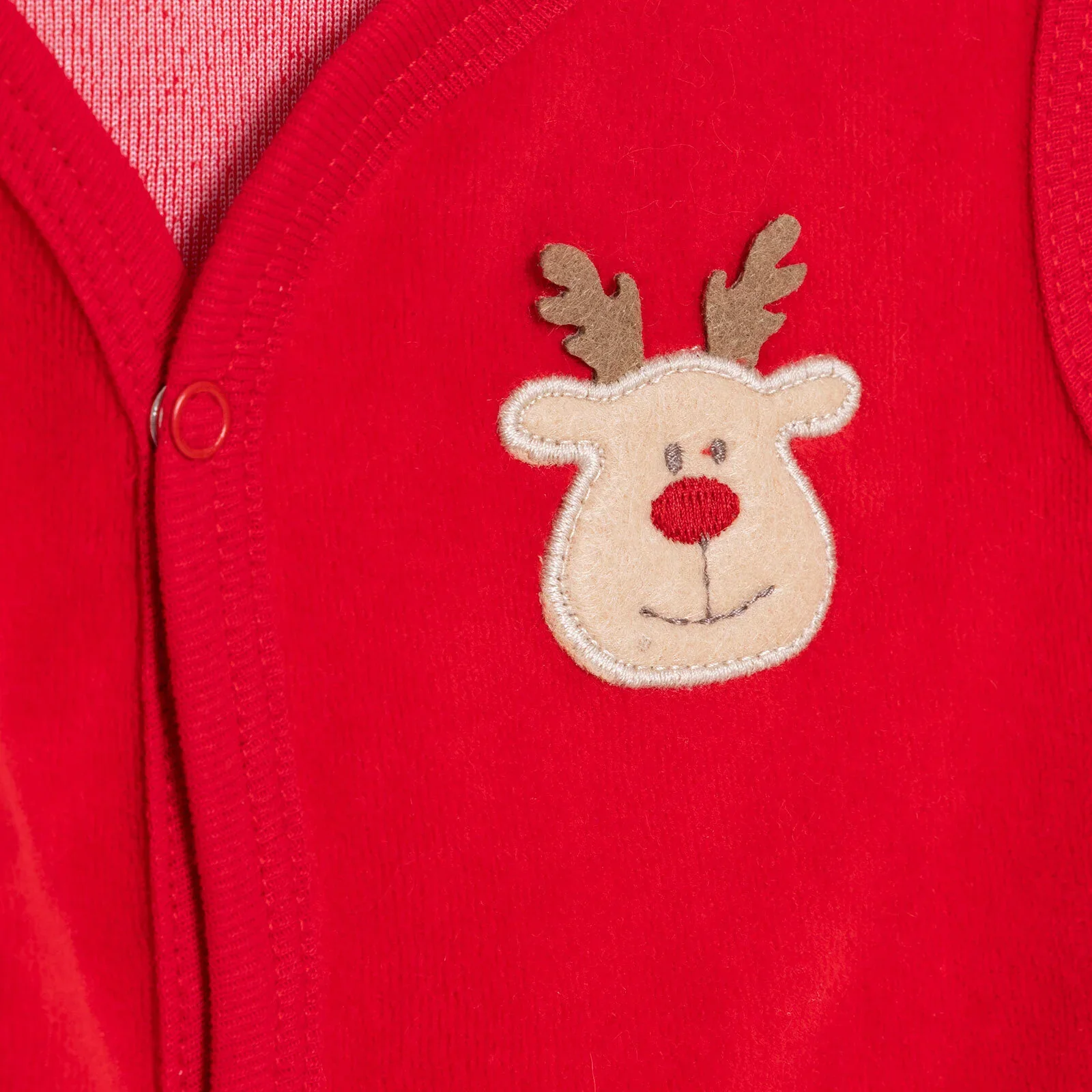 HelloBaby My First Christmas Unisex Newborn Vest - Red - Image 5