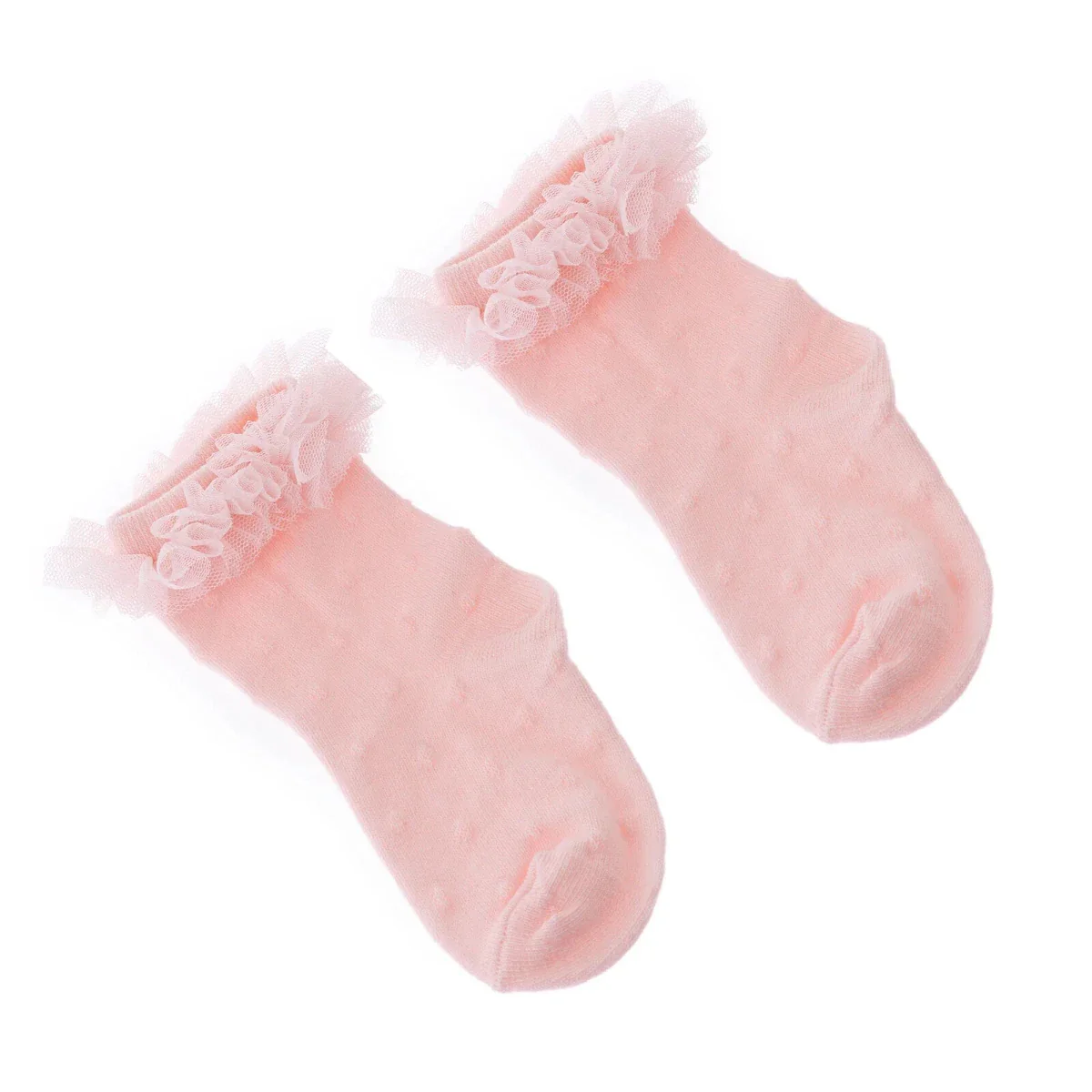 HelloBabyLaceSocksG,Pink,0-6Months - Pink - Image 2