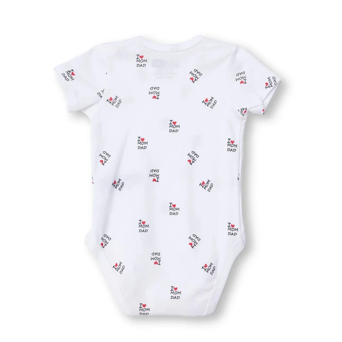HelloBabyys Short-Sleevedysuit Envelope Neck Short Sleeve - Ecru - Image 2