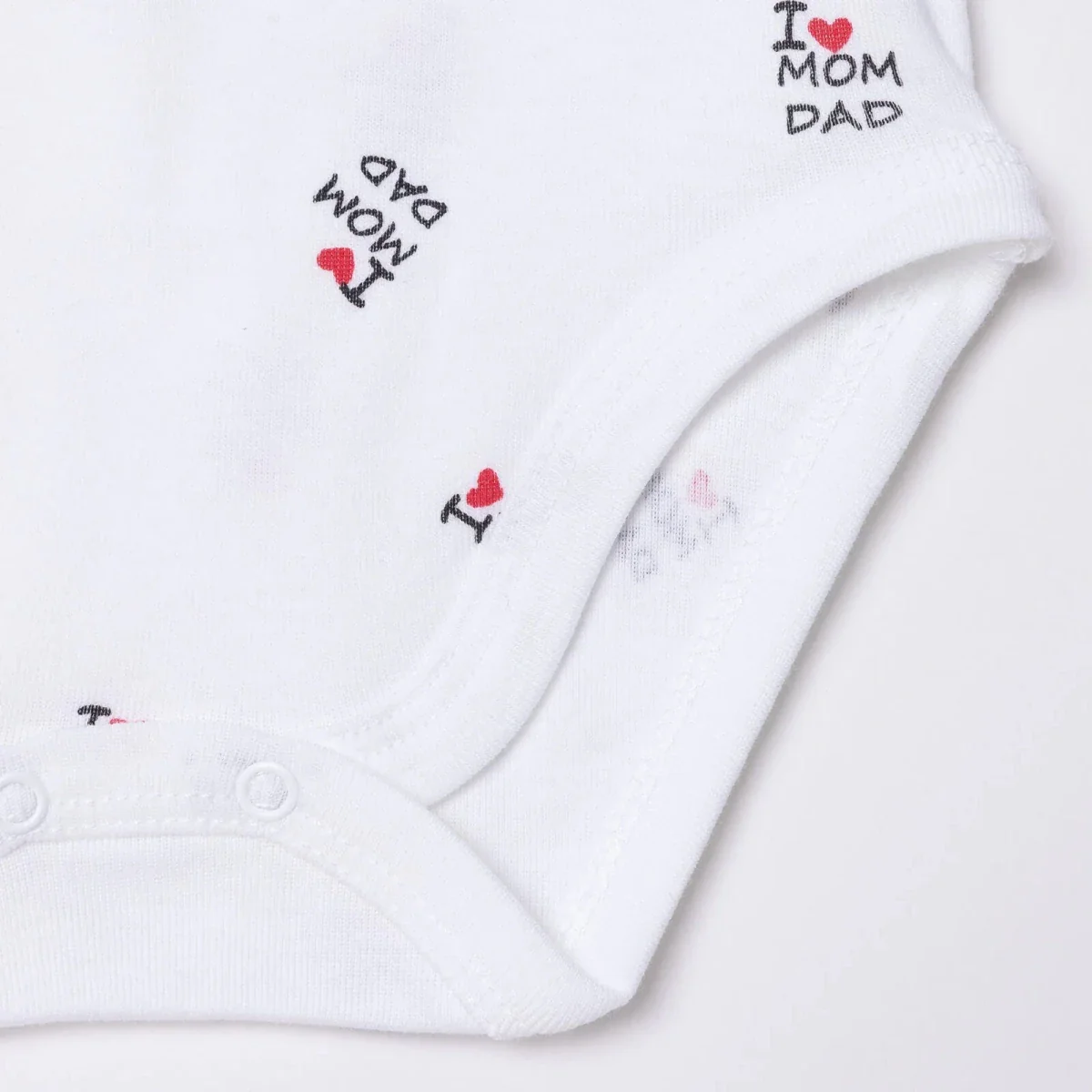 HelloBabyys Short-Sleevedysuit Envelope Neck Short Sleeve - Ecru - Image 6