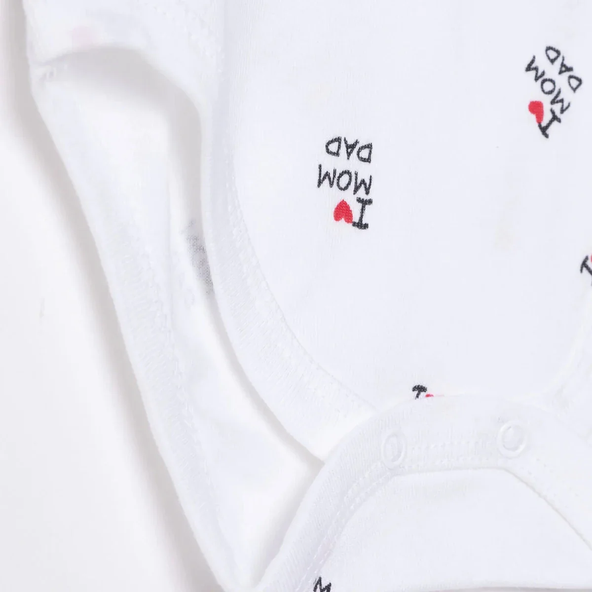 HelloBabyys Short-Sleevedysuit Envelope Neck Short Sleeve - Ecru - Image 7