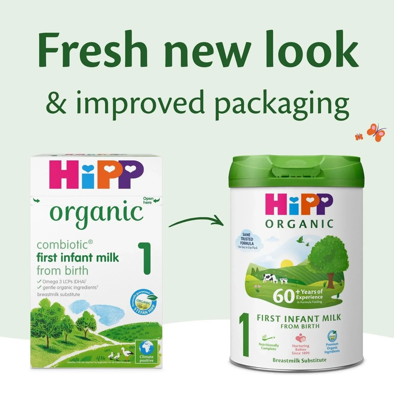 HiPP Organic 1 First Infant Baby Milk Formula from Birth 800g - Image 2
