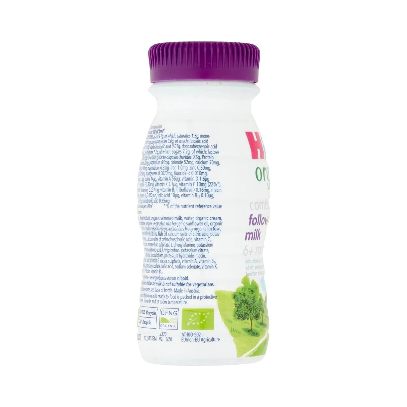 HiPP Organic 2 Follow On Ready to Feed Liquid Milk 6+ months 200ml - Image 3