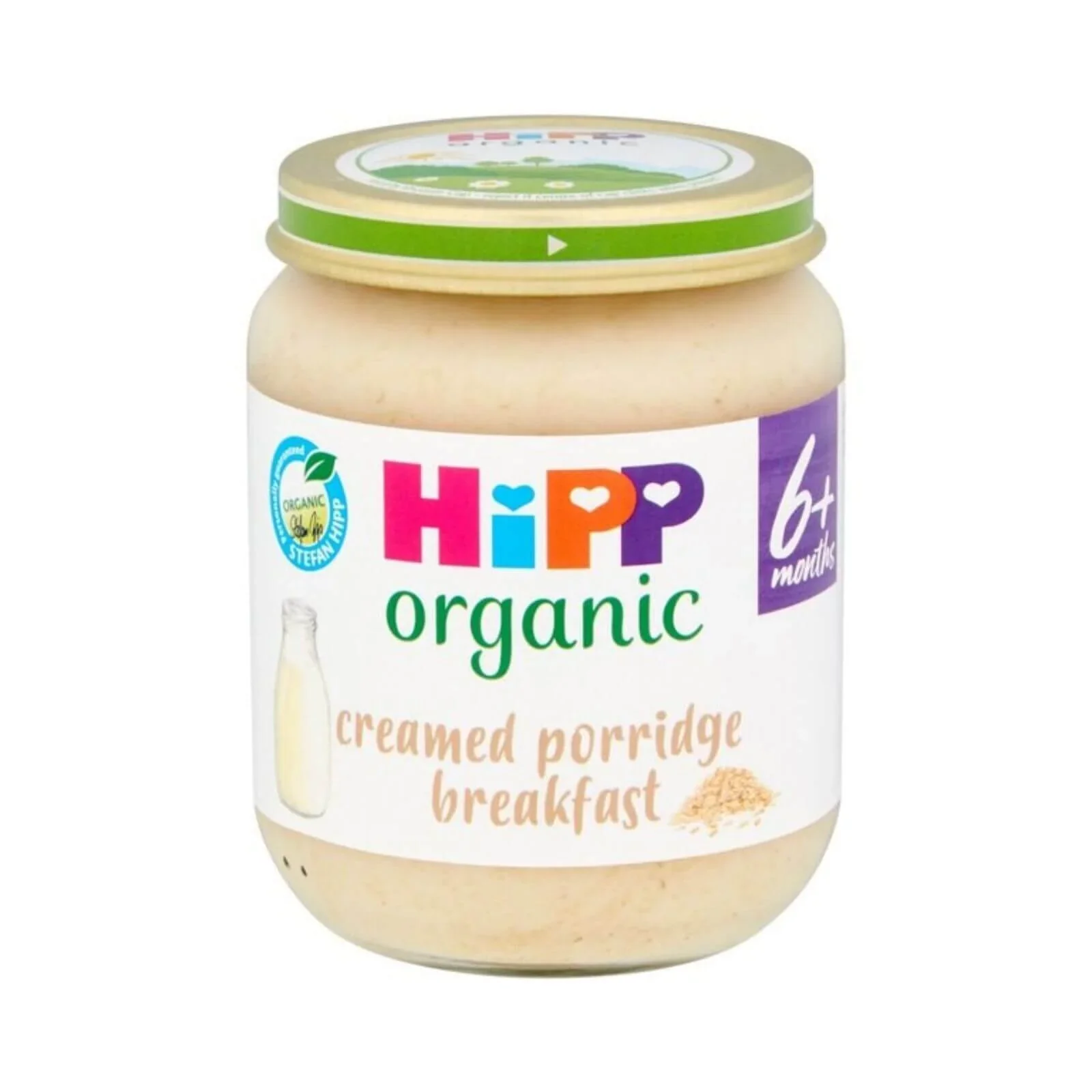 HiPP Organic Creamed Porridge Breakfast Baby Food Jar 6+ months 125g - Image 4