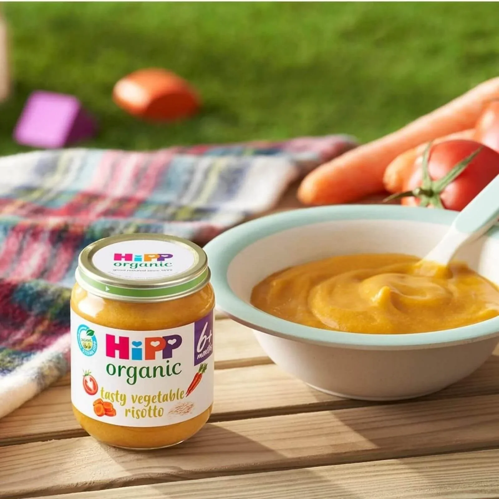 HiPP Organic Tasty Vegetable Risotto Baby Food Jar 6+ months 125g - Image 4