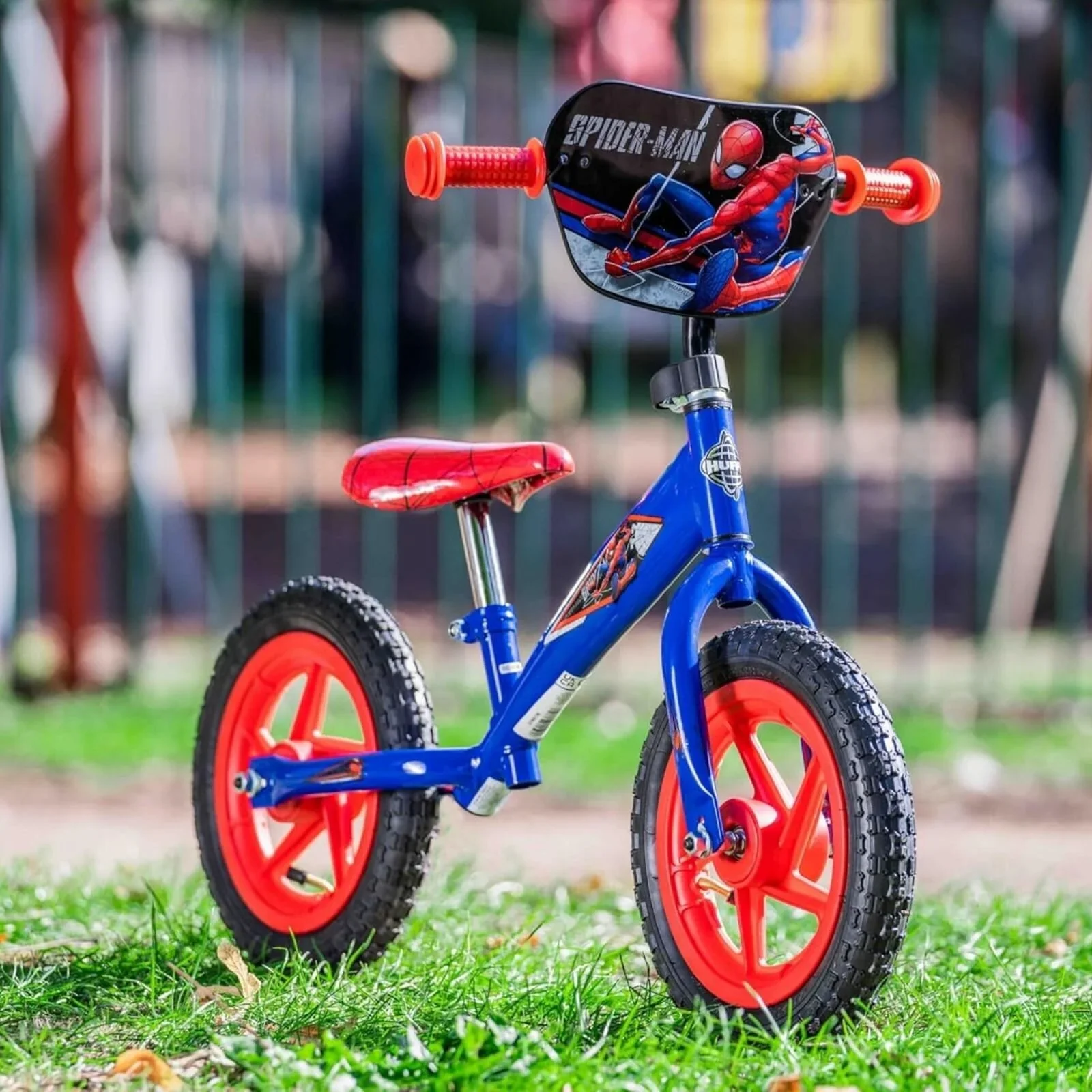 Huffy 12" Balance Bike - Spider-Man - Image 3