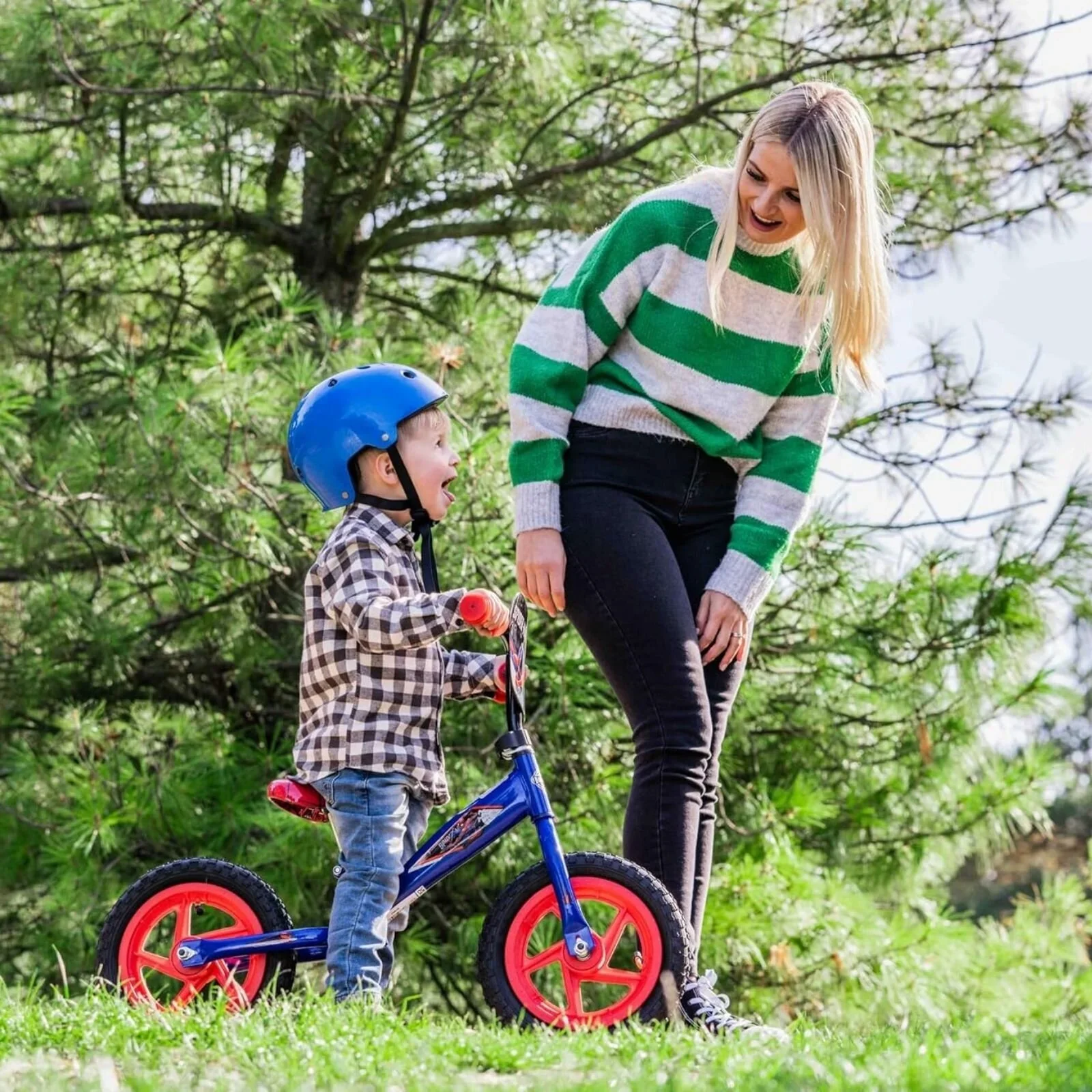 Huffy 12" Balance Bike - Spider-Man - Image 4