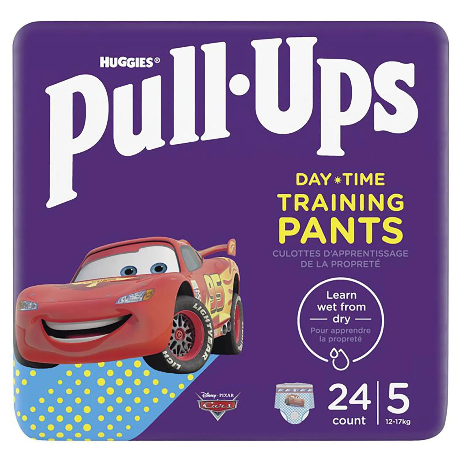 Huggies Pull-Ups Unisex Daytime Nappy Pants Size 5 - 24 Nappies - Image 2