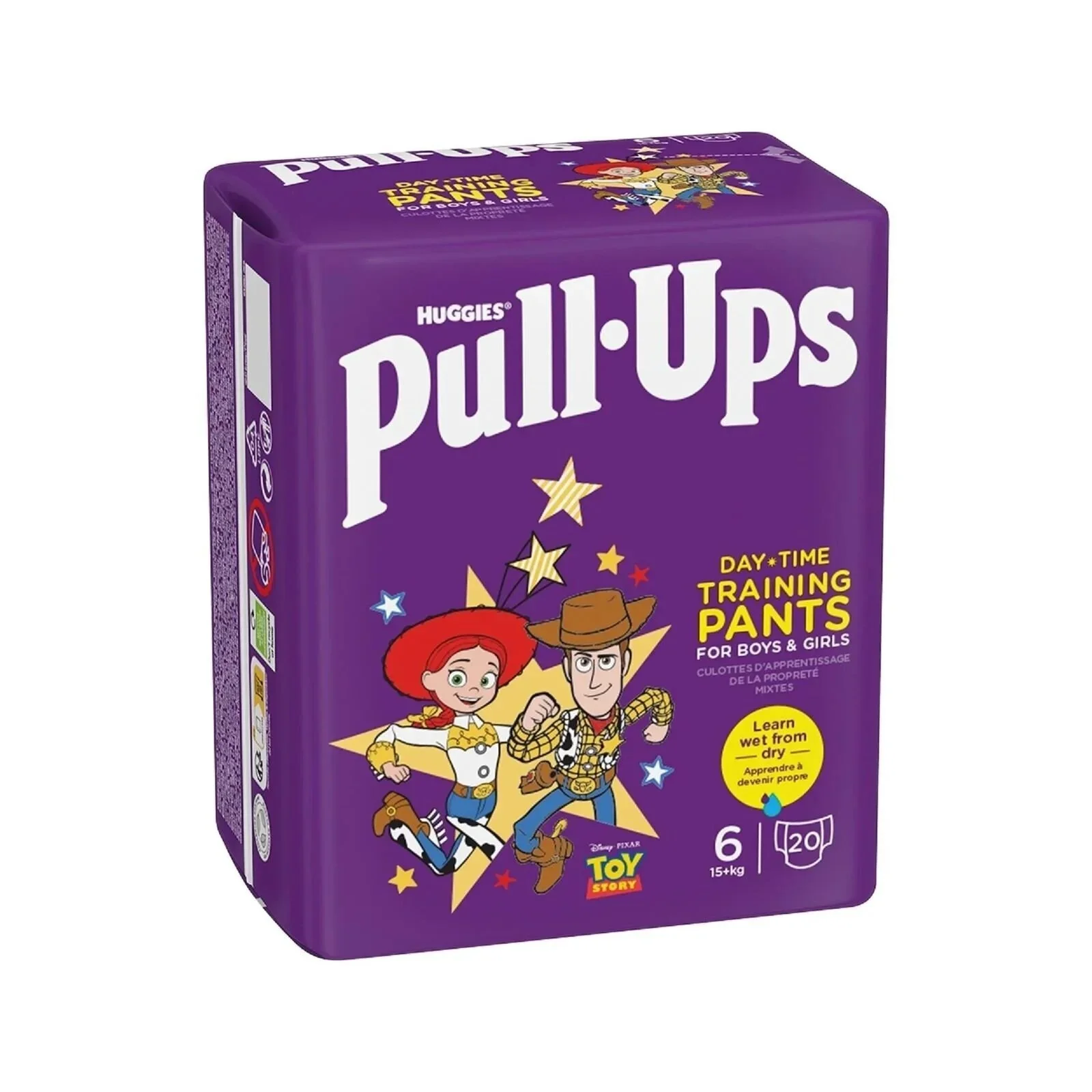 Huggies Pull-Ups Unisex Day Time Nappy Pants Size 6 - 20 Nappies - Image 2