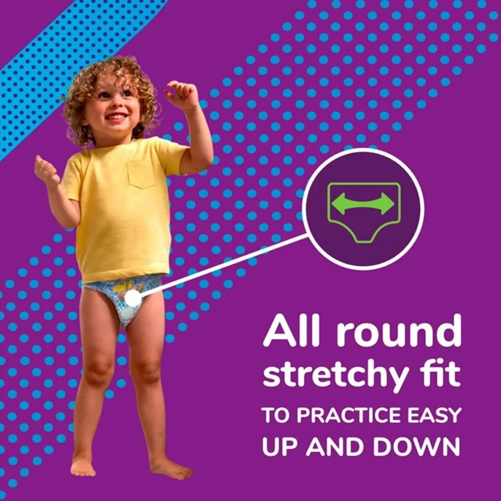 Huggies Pull-Ups Unisex Day Time Nappy Pants Size 6 - 20 Nappies - Image 3