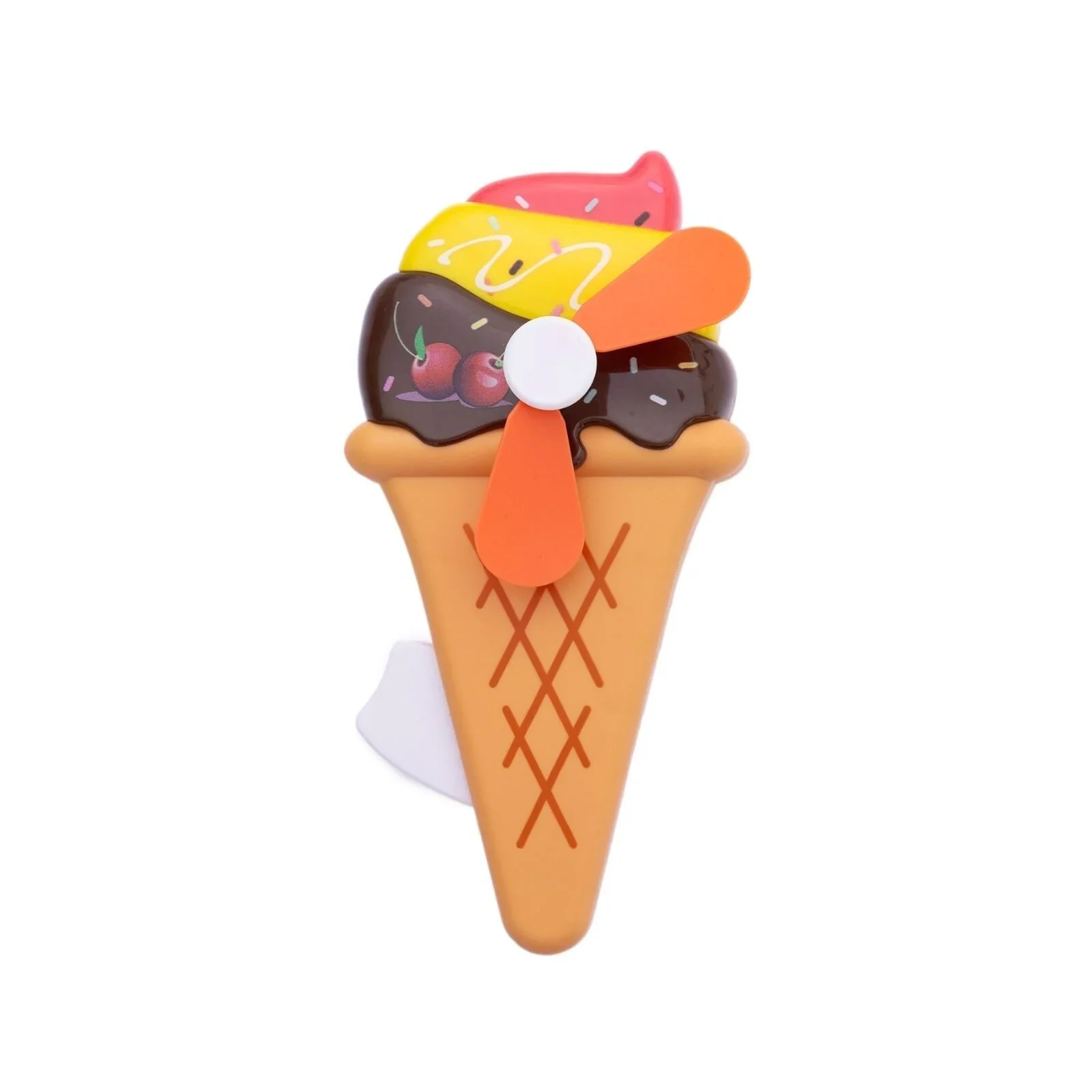 HZTB Ice Cream Big Hand Fan Assorted - Image 2
