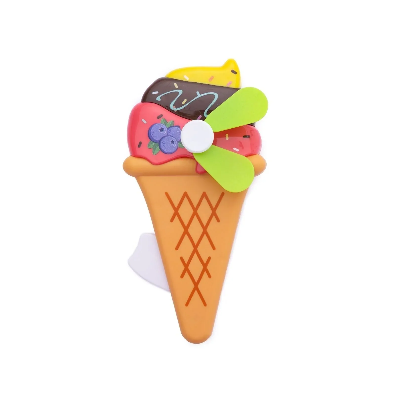 HZTB Ice Cream Big Hand Fan Assorted - Image 4