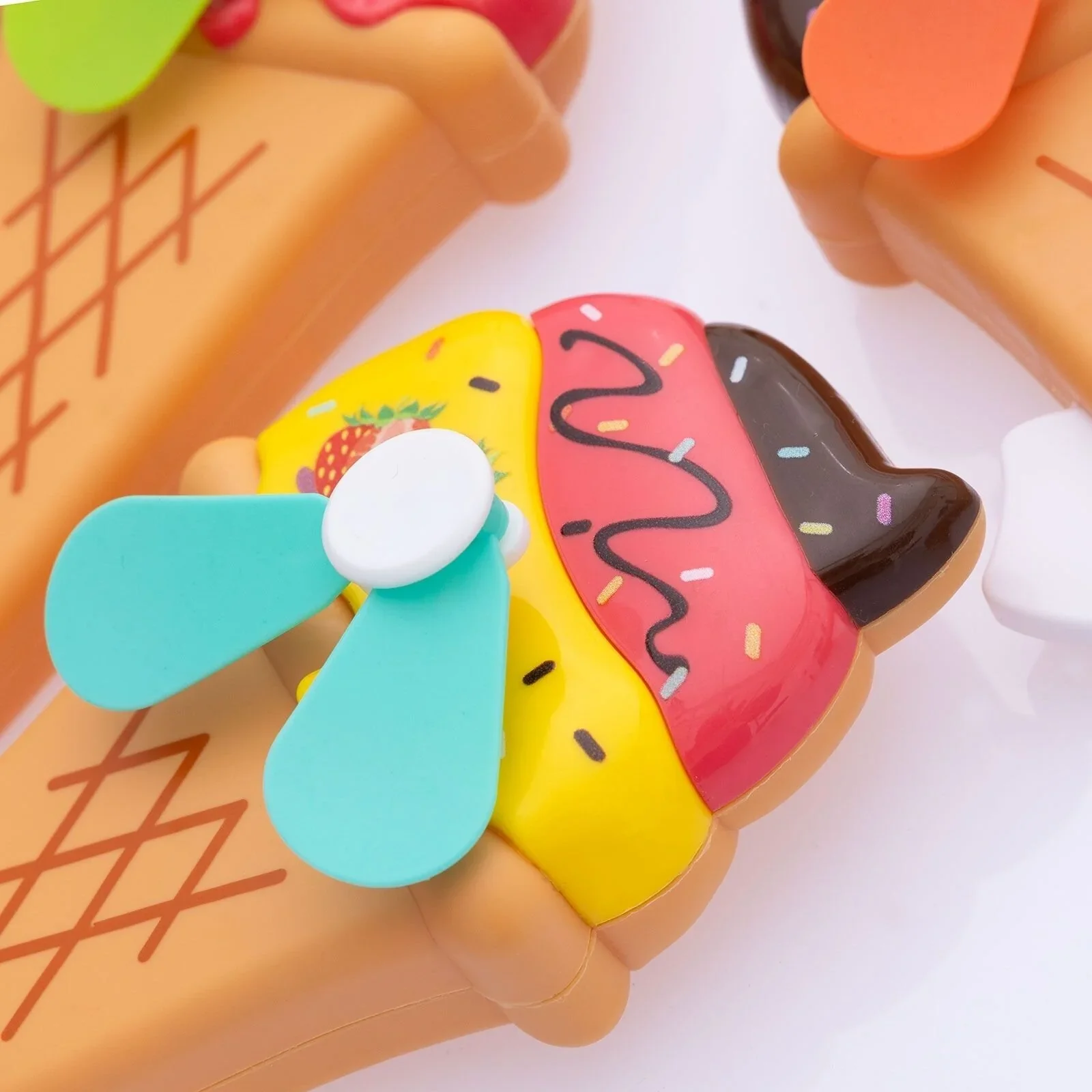 HZTB Ice Cream Big Hand Fan Assorted - Image 5