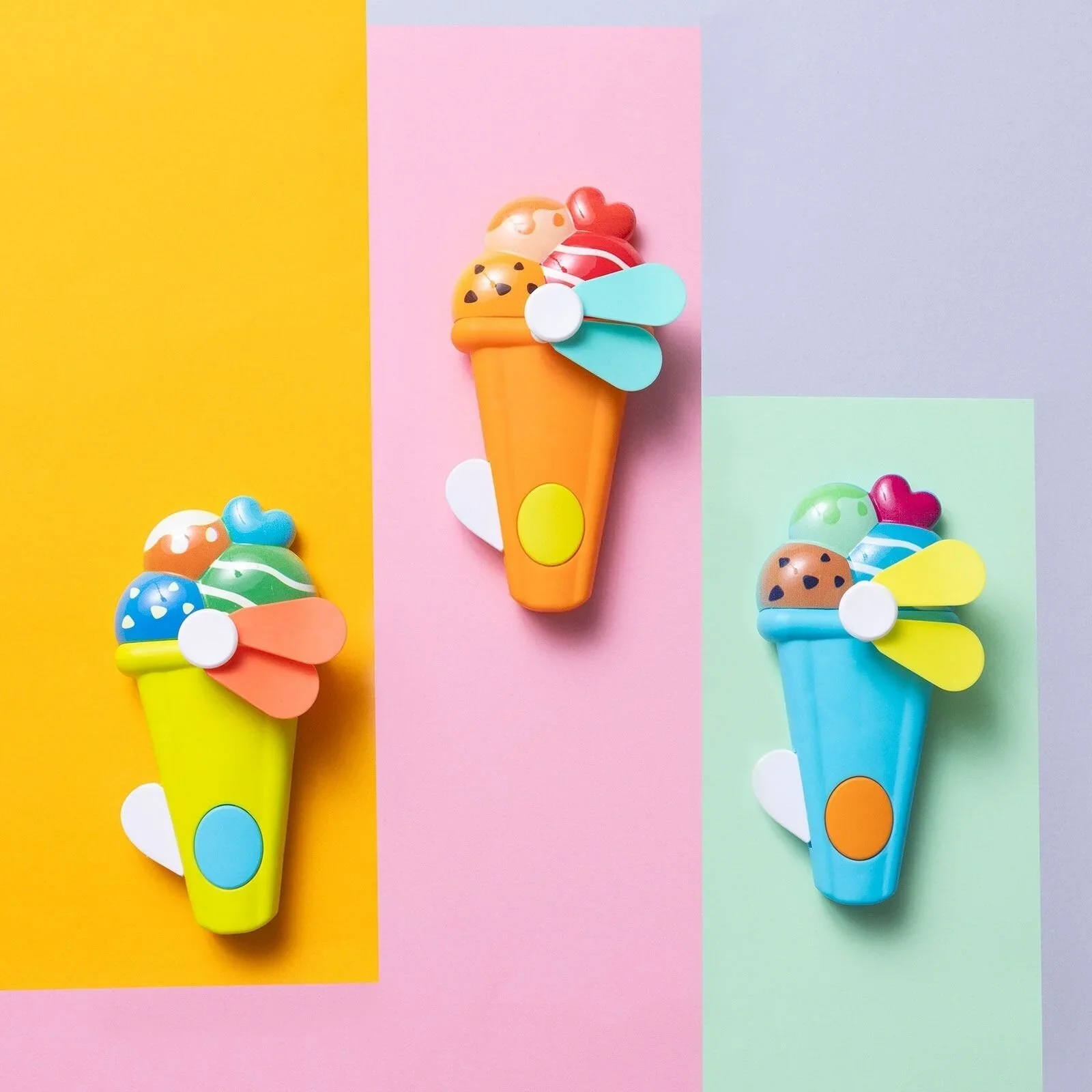 HZTB Ice Cream Hand Fan Assorted - Image 9