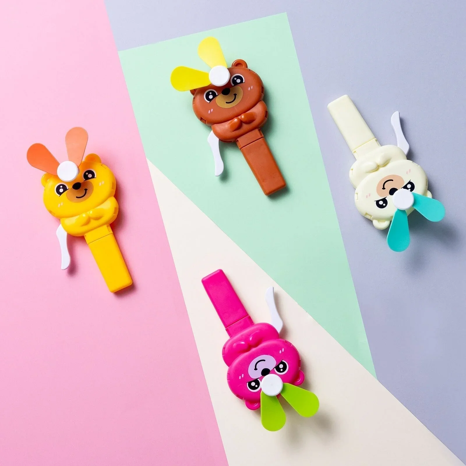 HZTB Teddy Hand Fan Assorted - Image 7