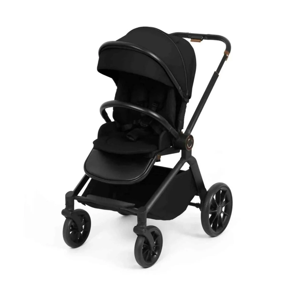 Ickle Bubba Altima Travel System with i-Size Stratus Car Seat & ISOFIX Base 12 pcs - Black - Image 2
