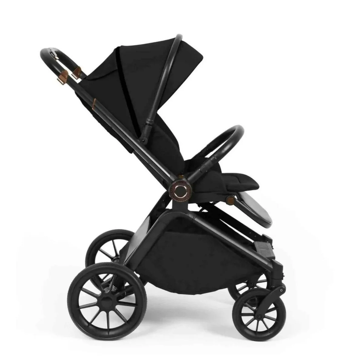 Ickle Bubba Altima Travel System with i-Size Stratus Car Seat & ISOFIX Base 12 pcs - Black - Image 3