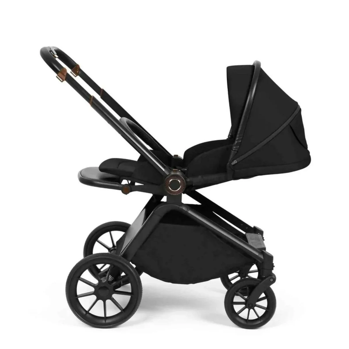 Ickle Bubba Altima Travel System with i-Size Stratus Car Seat & ISOFIX Base 12 pcs - Black - Image 5