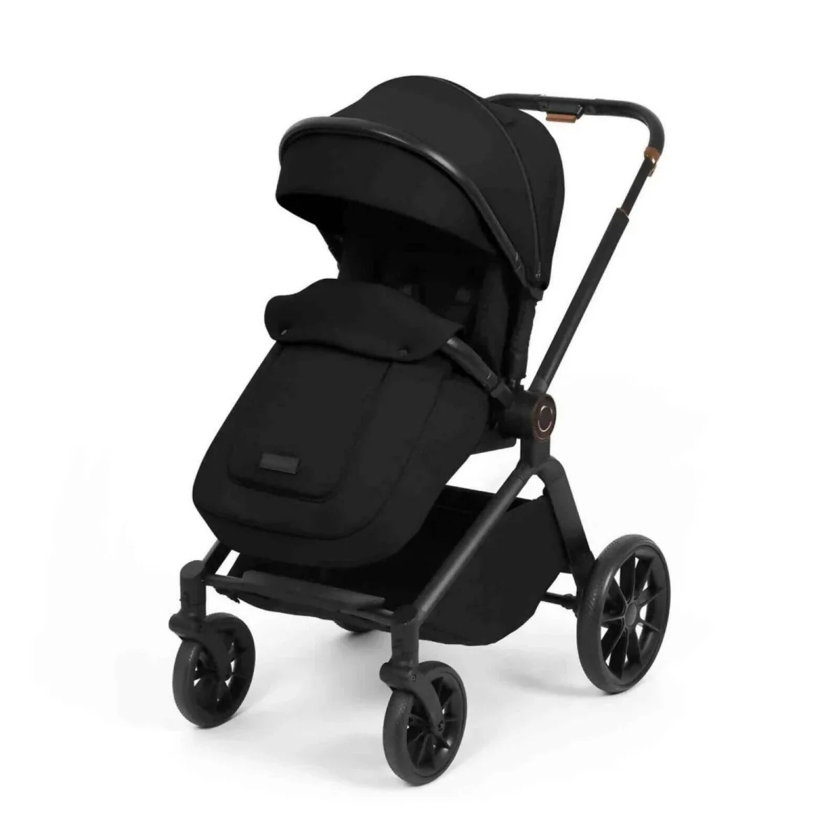 Ickle Bubba Altima Travel System with i-Size Stratus Car Seat & ISOFIX Base 12 pcs - Black - Image 8