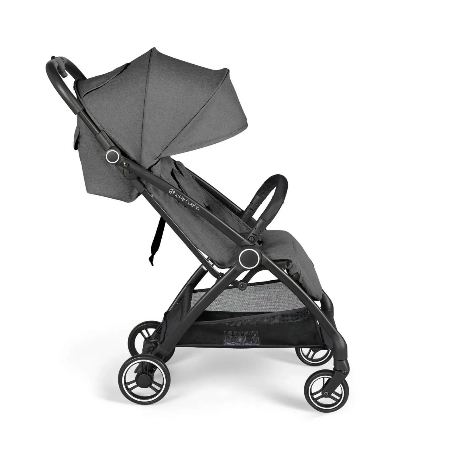 Ickle Bubba Aries Autofold Stroller - Graphite Grey - Image 4