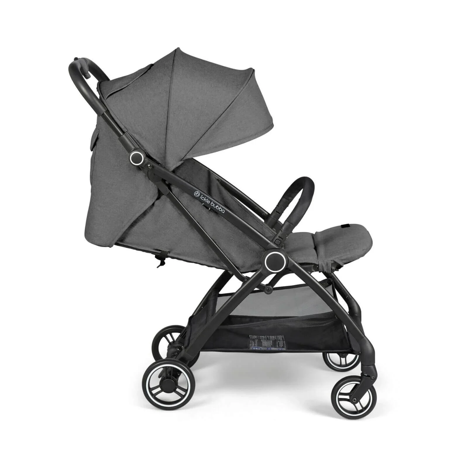 Ickle Bubba Aries Autofold Stroller - Graphite Grey - Image 5